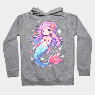 Cute Chibi Mermaid Creature Hoodie